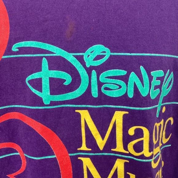 Vintage Disney Design Magic Music Days T-Shirt Size One Size Fit All - Picture 3 of 6
